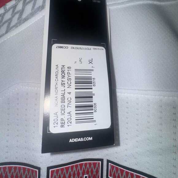 NCAA Reebok NC State Wolfpack College Jersey XL – New with Tags - Picture 3 of 3